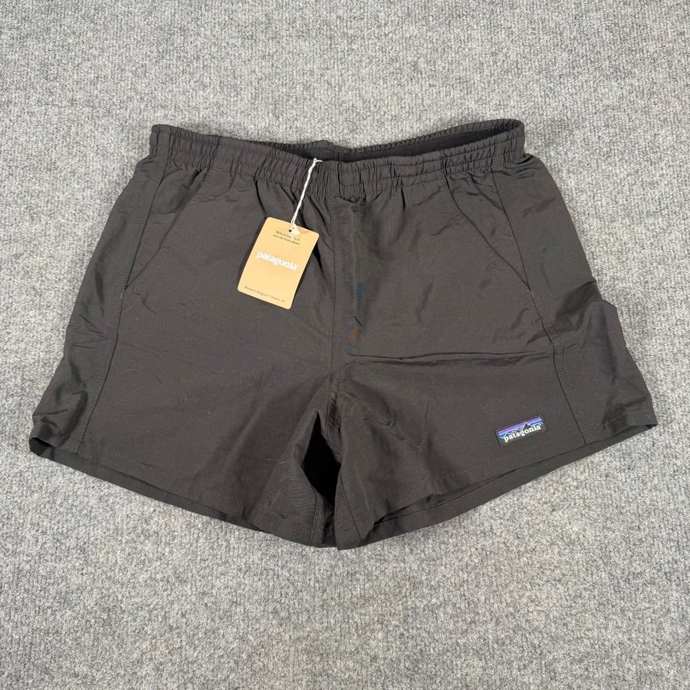Patagonia Womens Baggies Shorts 5 Inch Black 57059 SP23 Small NWT #4491